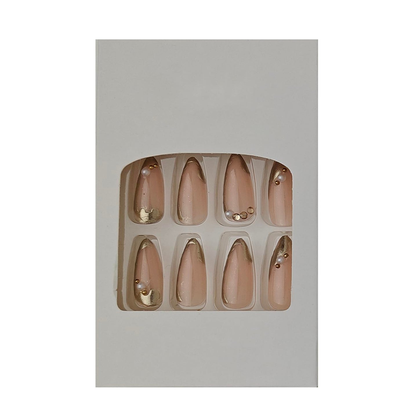 S.A.V.I Mirror Chrome Pink Press-On Toe Nails, Short Natural Square Shape, Glossy Metallic Finish, ABS Material, 24 Pcs Reusable Fake Toenails with Glue & Adhesive Tabs