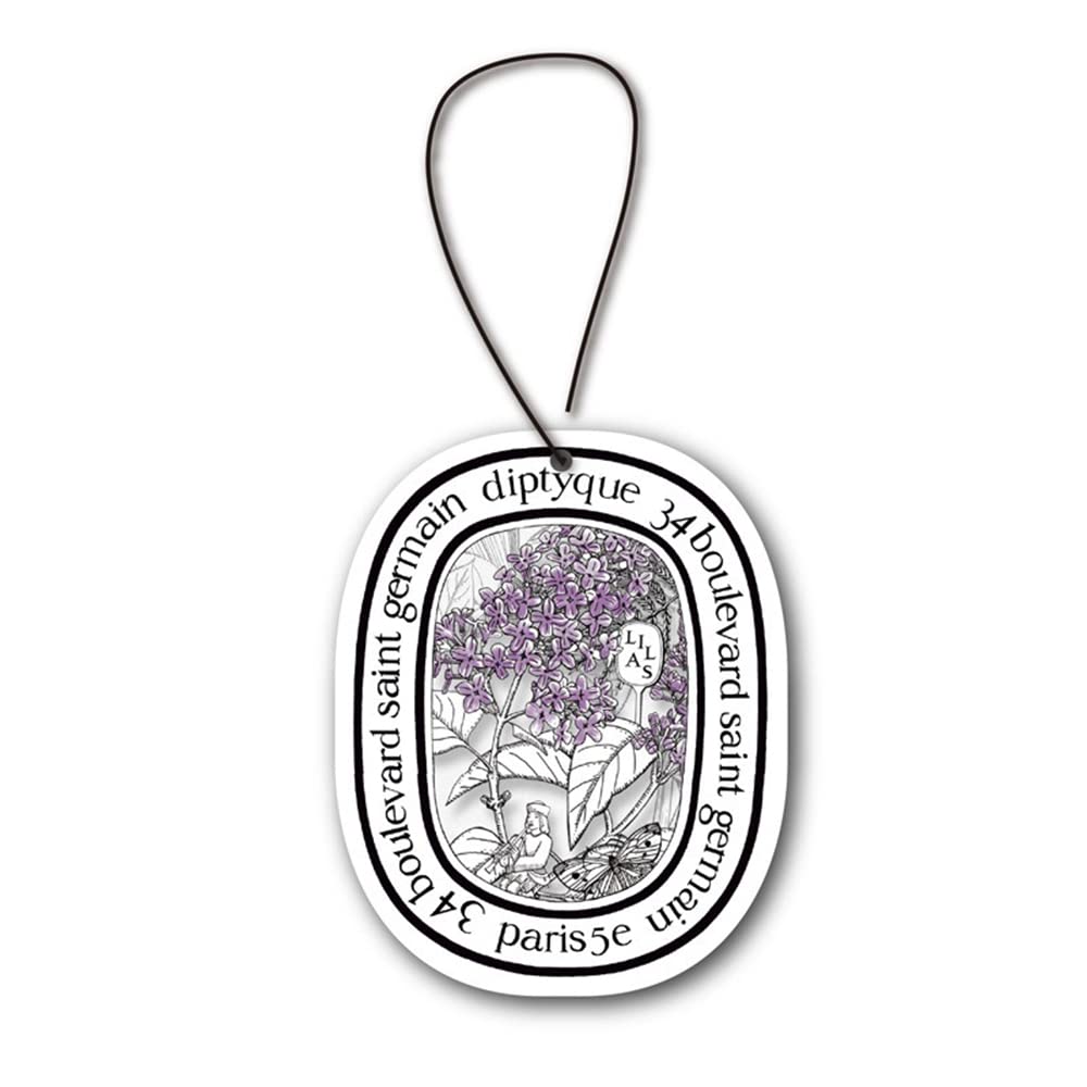 SAVIAURA Car Air Freshener - Aromatherapy Hanging Card Perfume Diffuser | Long-lasting Fragrance | Car Accessories (Lilas)