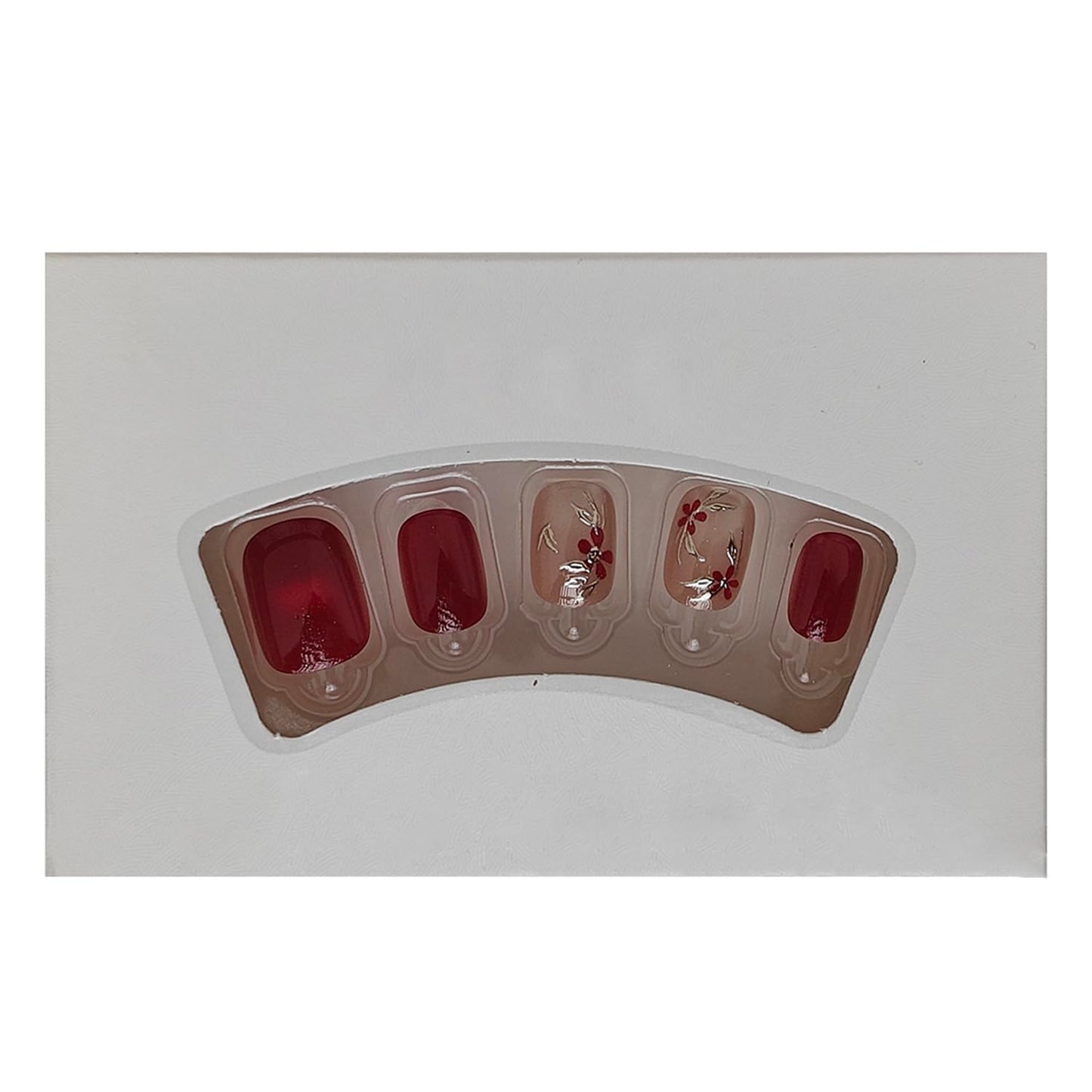S.A.V.I Mirror Chrome Silver Press On Toe Nails, Short Natural Shape, Glossy Metallic Finish, Reusable Fake Toenails with Nail Glue & Adhesive Tabs, 24 Pcs Box