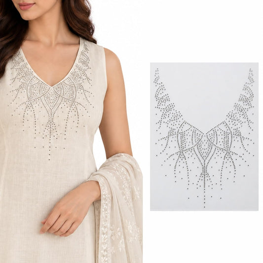 S.A.V.I Iron on Rhinestone Transfer Hotfix Crystal Sticker White 2mm