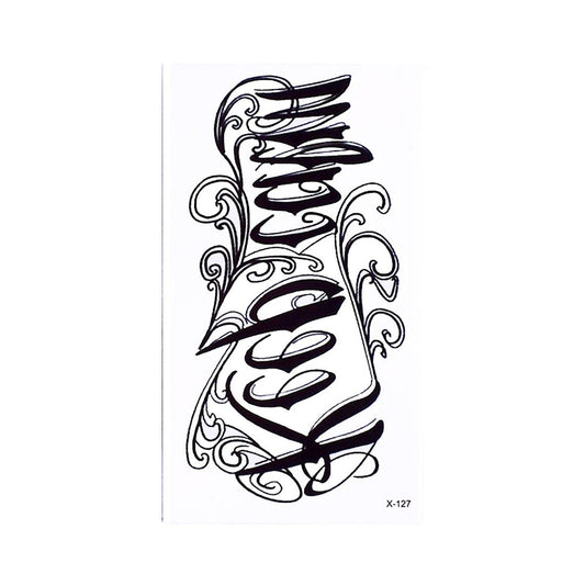 S.A.V.I 3D Temporary Tattoo Keep Calm Text Design Size 10.5x6cm - 1pc.