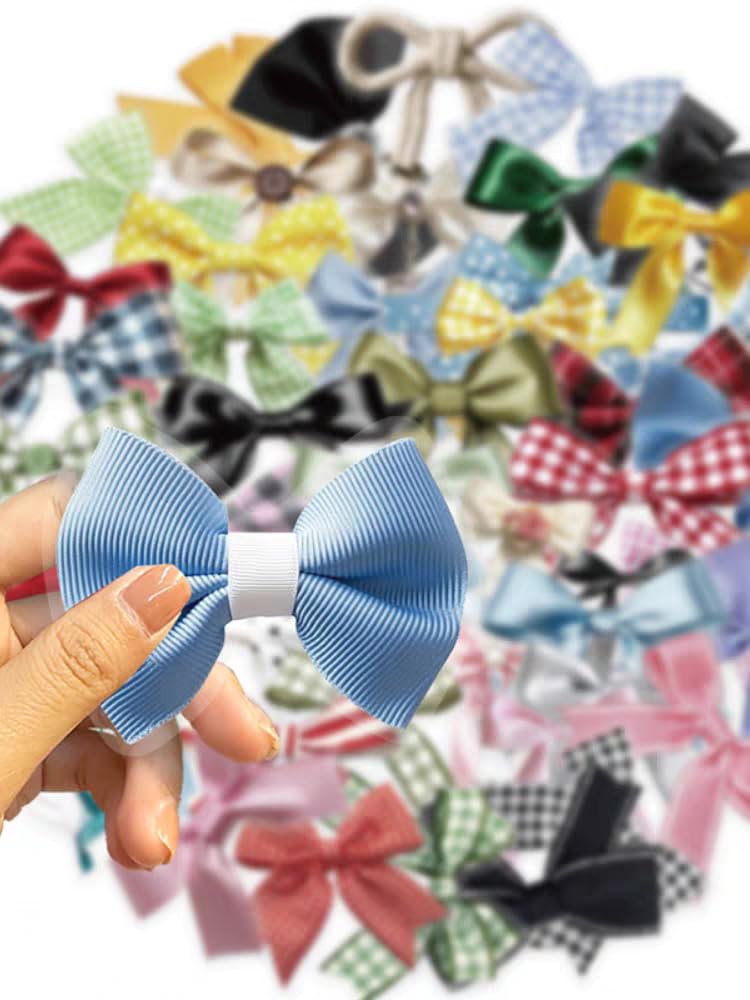 S.A.V.I 50 Pcs Cute Bow Stickers Set, Waterproof PVC Vinyl Decals
