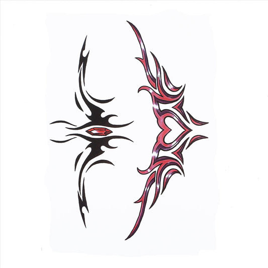 S.A.V.I 3D Temporary Tattoo Waterproof Sticker Big Tribal Totem Designs Size - 21x15cm