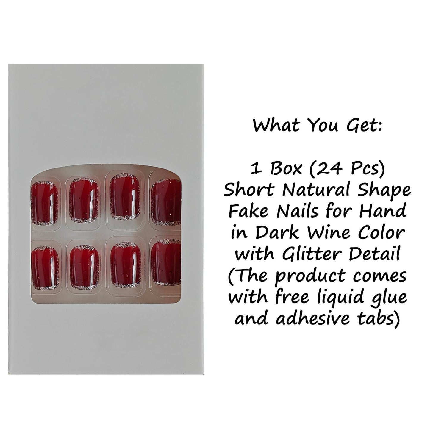S.A.V.I Short Square Nude Press On Toenails with Gold 3D Chrome Art, Natural Fit Fake Toe Nails, 24 Pcs Reusable Set with Nail Glue & Adhesive Tabs, Salon Finish