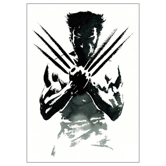 S.A.V.I 3D Temporary Tattoo Waterproof Sticker Beautiful Black Wolverine Popular New Designs Size - 21x15cm