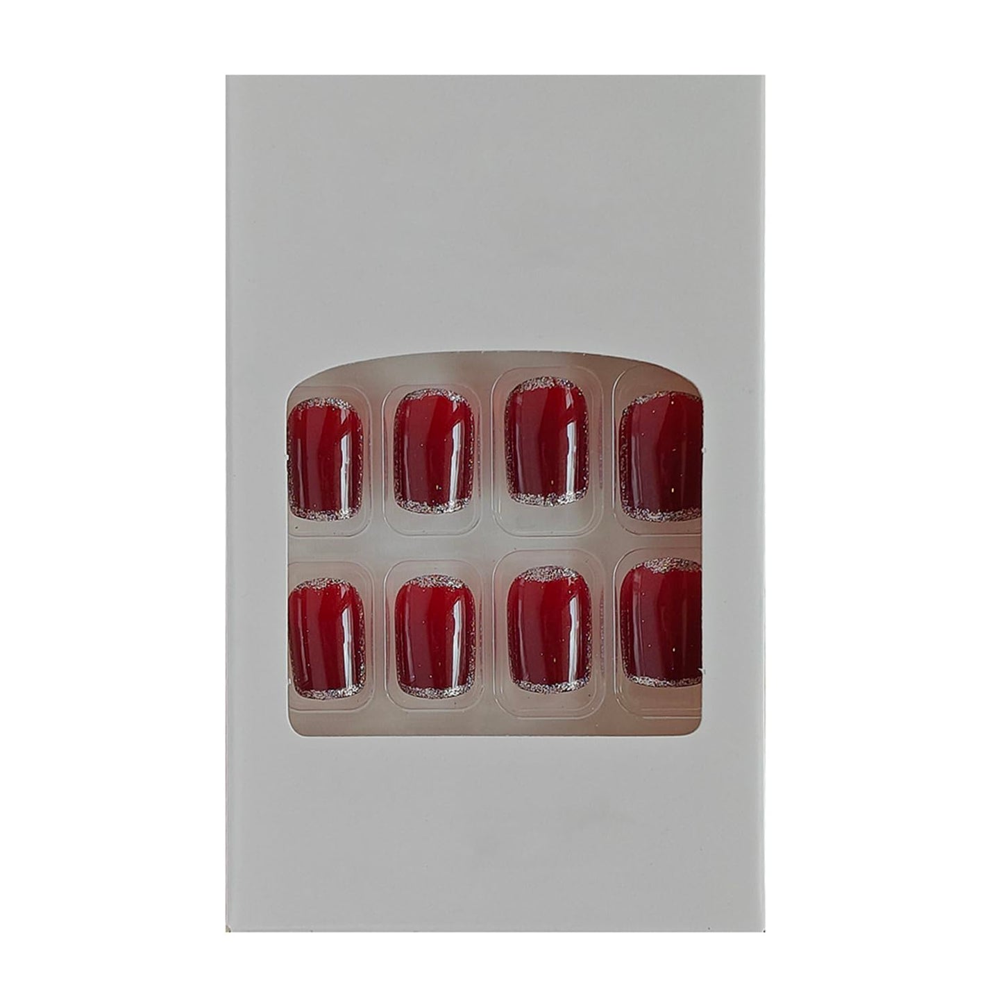 S.A.V.I Short Square Nude Press On Toenails with Gold 3D Chrome Art, Natural Fit Fake Toe Nails, 24 Pcs Reusable Set with Nail Glue & Adhesive Tabs, Salon Finish