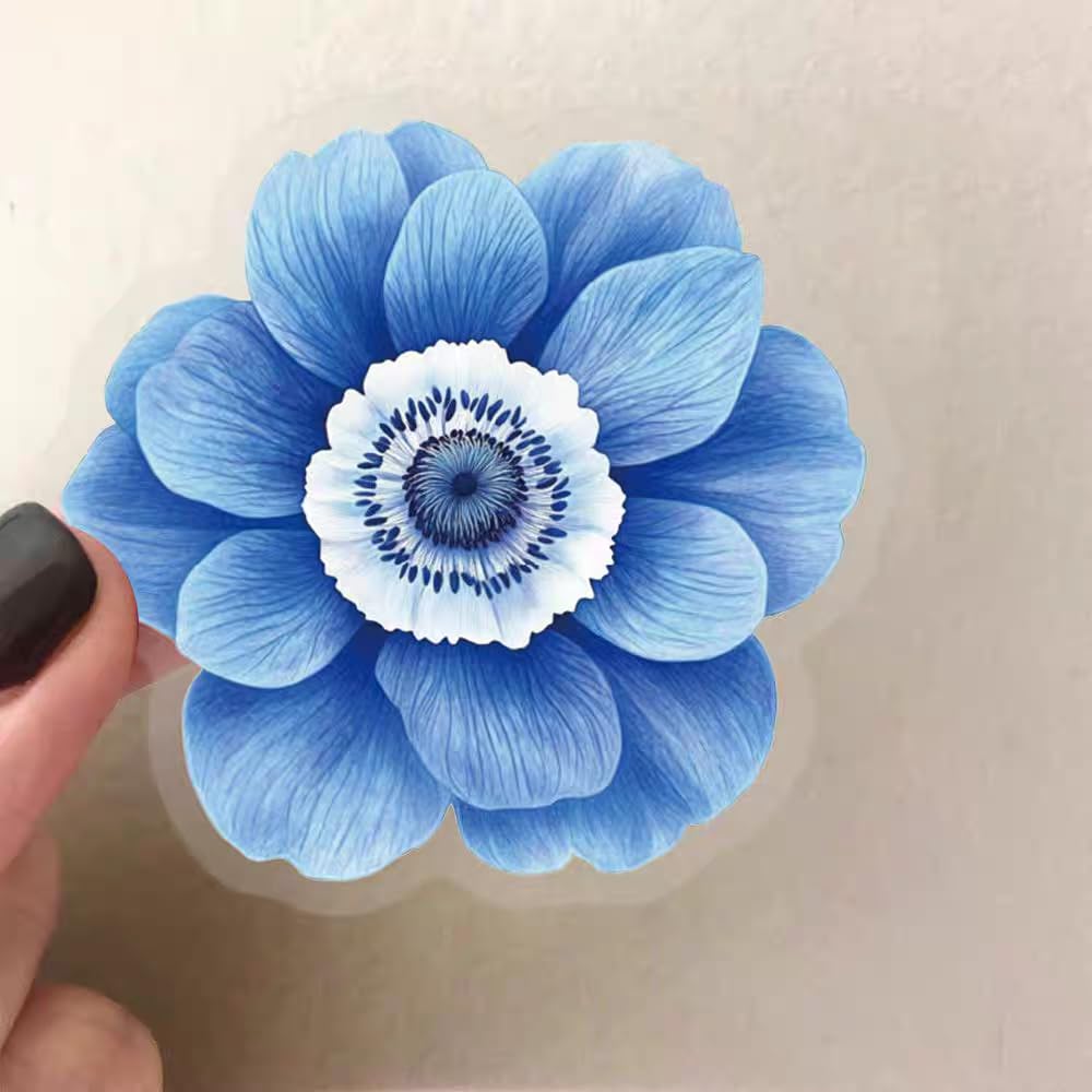 S.A.V.I 50 Pcs Floral Stickers Pack, Multicolor Waterproof Vinyl Decals