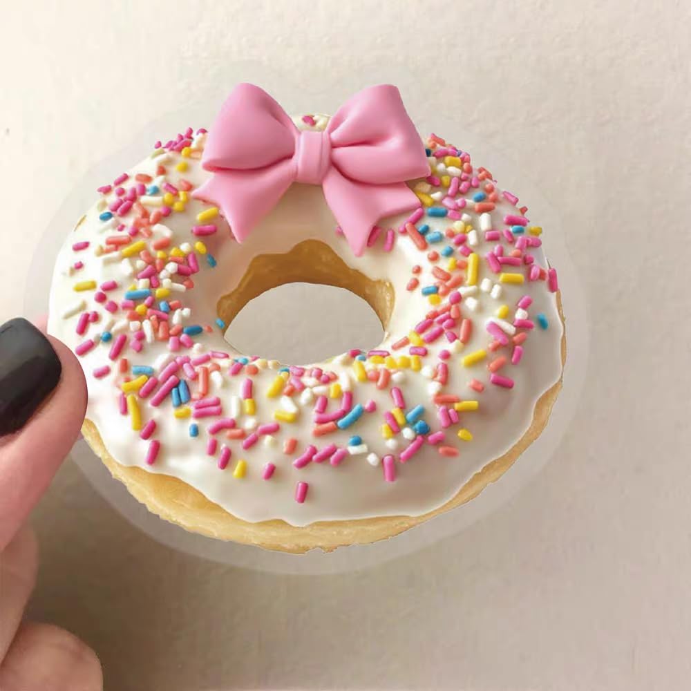 S.A.V.I 50 Cute Donut Stickers Pack | Kawaii Dessert Decals Multicolor
