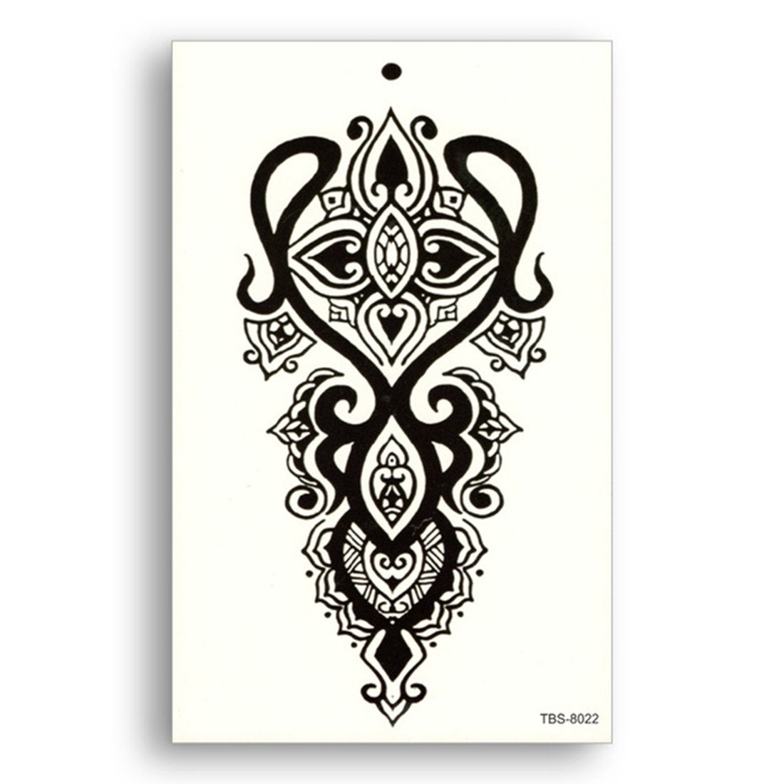 S.A.V.I Temporary Tattoo For Girls Men Women Tribal Totems Sticker Size 19x12CM - 1PC.