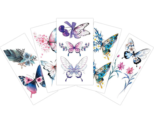 S.A.V.I 5pcs. Temporary Tattoo Stickers Combo Size 10.5x6cm
