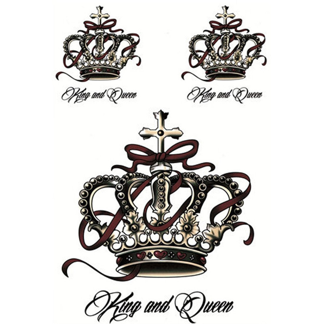 S.A.V.I 3D Temporary Tattoo Sticker Beautiful Colorful Butterflies Totem Arm Hand Popular Design Size 21x15CM - 1PC. (757)